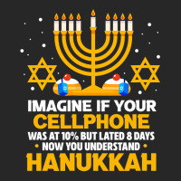 Hanukkah Jewish Funny Imagine If Your Cellphone Was At 10 Women's Pajamas Set | Artistshot