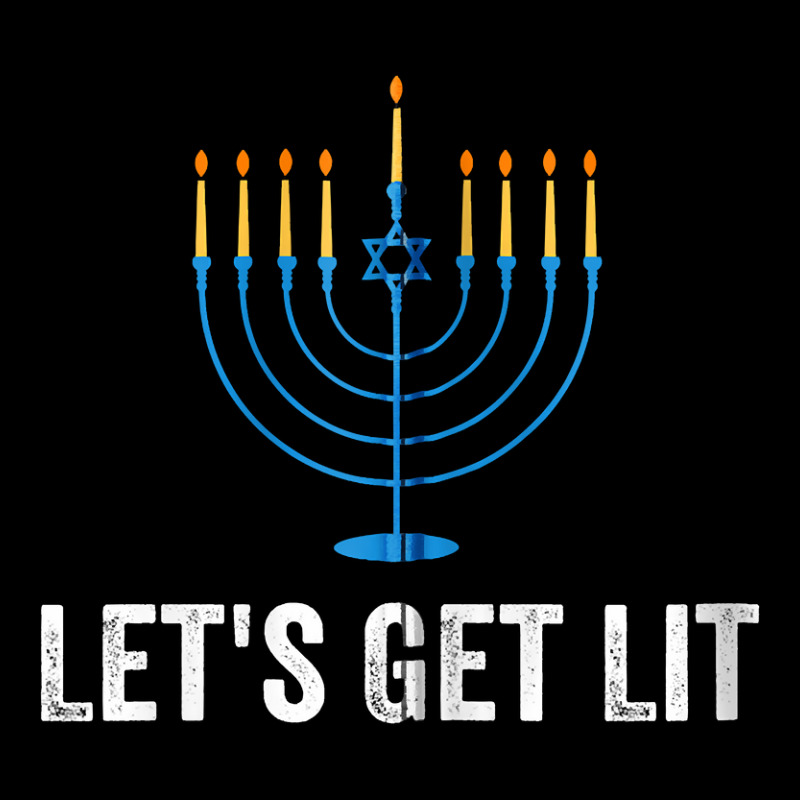 Hanukkah Let S Get Lit  Hanukkah Jewish Gifts Zip Adjustable Cap | Artistshot