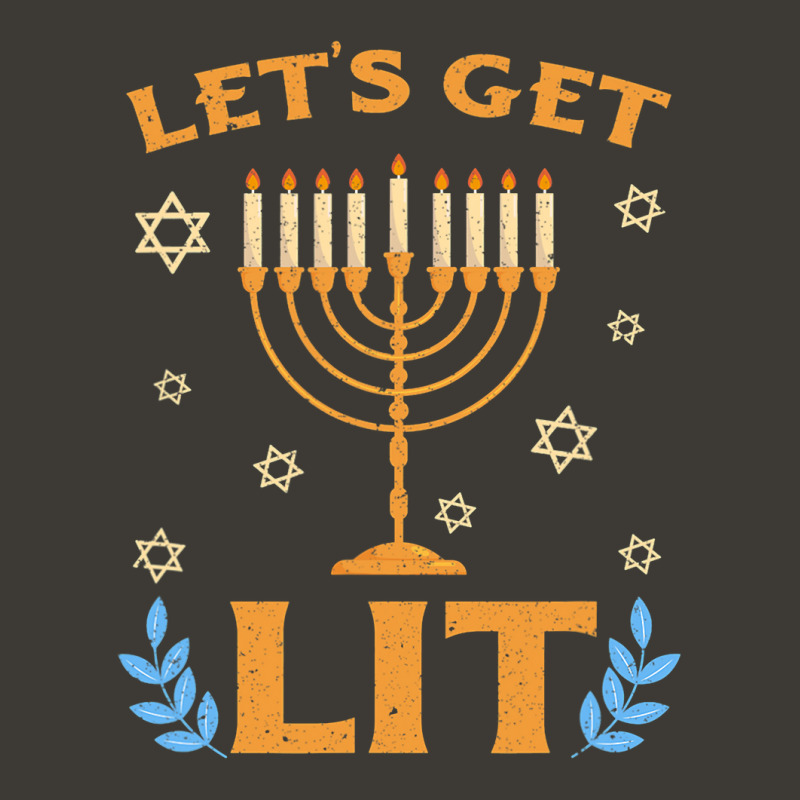 Hanukkah Lets Get Lit Menorah Funny Hebrew Jewish Holiday Bucket Hat | Artistshot