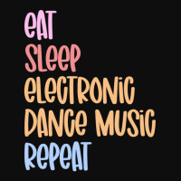 Repeat Electronic Dance Music.png Crop Top | Artistshot