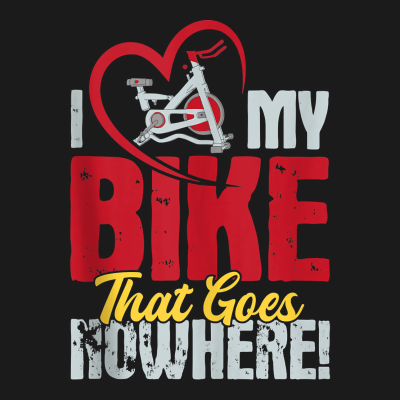 I Love My Bike That Goes Nowhere   Indoor Spinning Cycling Tank Top Full-length Apron | Artistshot