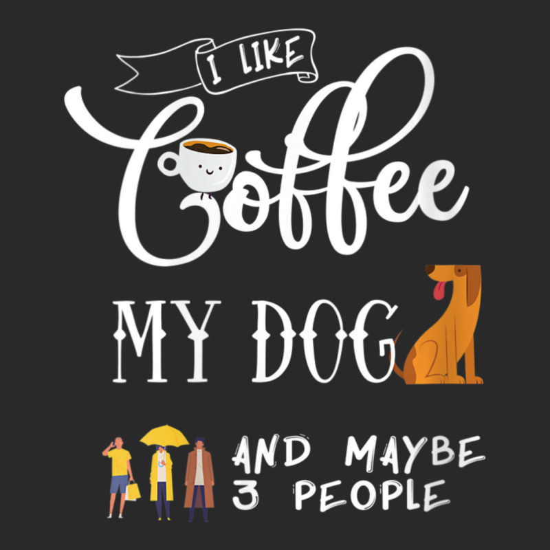 Womens I Like Coffee My Dog And Maybe 3 People Dog Lovers Vneck Printed hat by longho | Artistshot