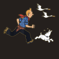 Running Tin Tin T Shirt Tank Top | Artistshot