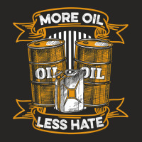 Oil Drilling Barrel Fracking   Fracker Oilfield T Shirt Ladies Fitted T-shirt | Artistshot