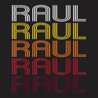 Raul Retro Wordmark Pattern   Vintage Style T Shirt T-shirt | Artistshot