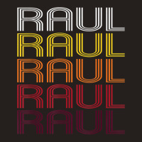 Raul Retro Wordmark Pattern   Vintage Style T Shirt Tank Top | Artistshot