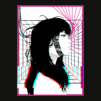 Cyberpunk Cyborg Girl Color Glitch Futuristic Style Scorecard Crop Tee | Artistshot