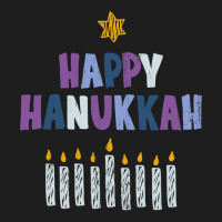 Happy Hanukkah Distressed Classic T-shirt | Artistshot