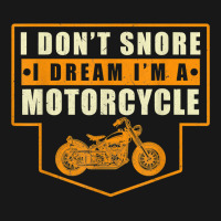 Mens I Dont Snore I Dream Im A Motorcycle Funny Dad Dy Papa Pops T Shi Flannel Shirt | Artistshot