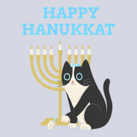 Happy Hanukkat Hanukkah Jewish Cat Kitty Lover Menorah Fleece Short | Artistshot