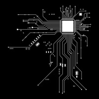 Cpu Processor Circuit Diagram Legging | Artistshot