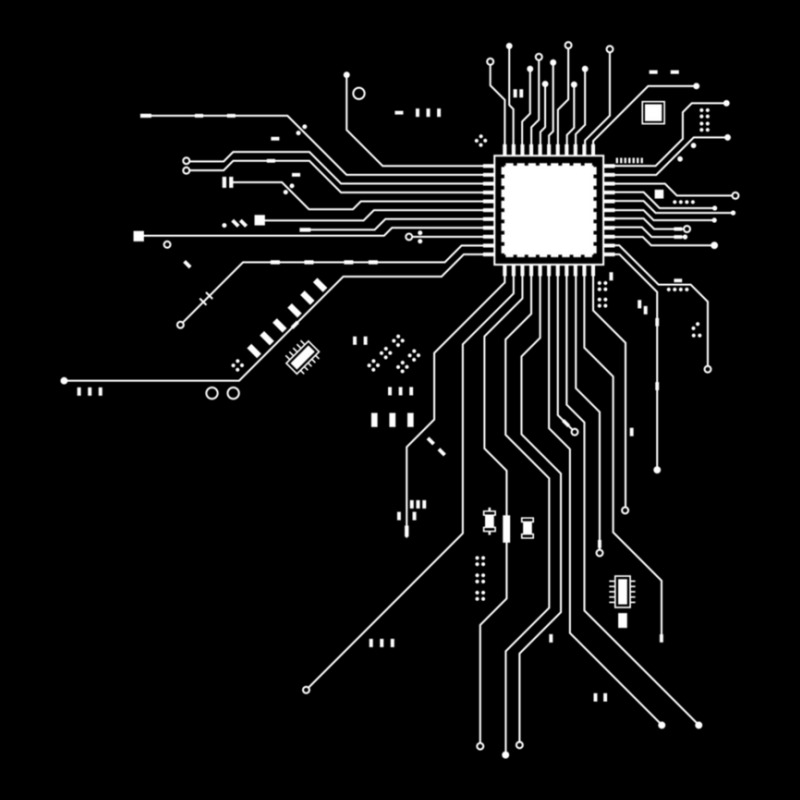 Cpu Processor Circuit Diagram Legging by SamAlexanderMcnutt | Artistshot