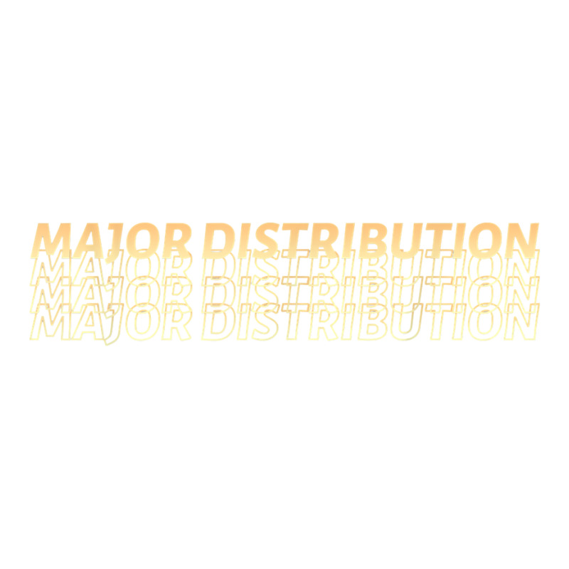 Major Distribution Shadow Gold Outline Minimalist Typography T Shirt Women's Pajamas Set by shanesxk | Artistshot