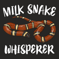 Milk Snake Whisperer Reptile Owner T Shirt Ladies Fitted T-shirt | Artistshot