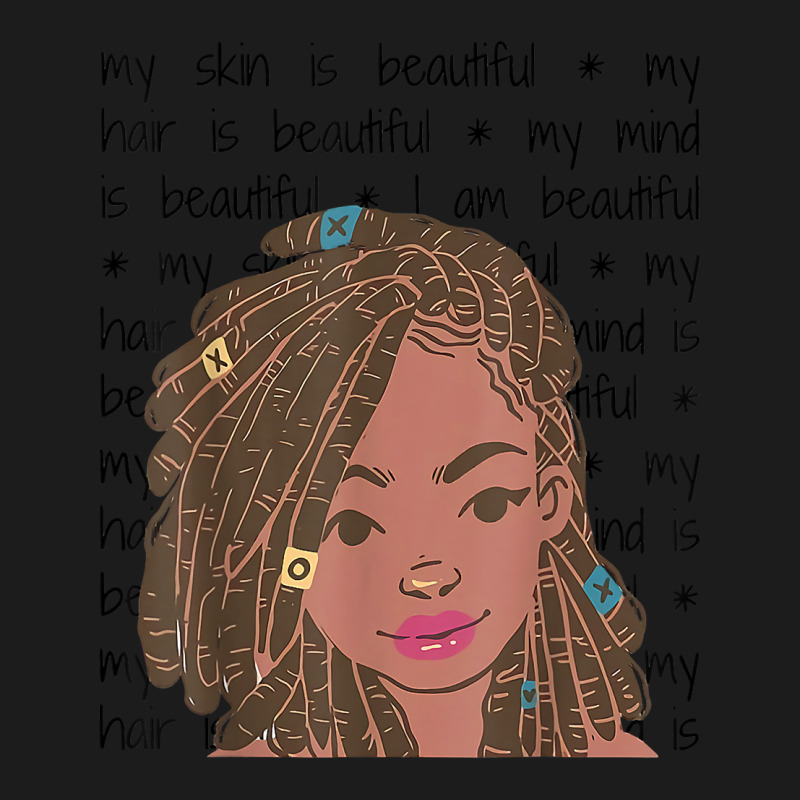 My Skin My Hair Is Beautiful Black Girl Black History Month T Shirt Hoodie & Jogger Set | Artistshot