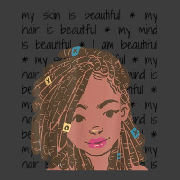 My Skin My Hair Is Beautiful Black Girl Black History Month T Shirt Men's Polo Shirt | Artistshot