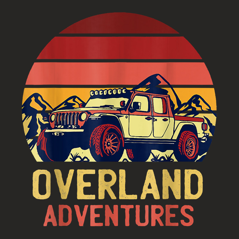 Overland Adventures Camping Offroad Graphic T Shirt Ladies Fitted T-Shirt by thunmzien | Artistshot