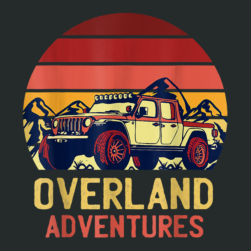 Overland Adventures Camping Offroad Graphic T Shirt Women's Triblend Scoop T-shirt by thunmzien | Artistshot