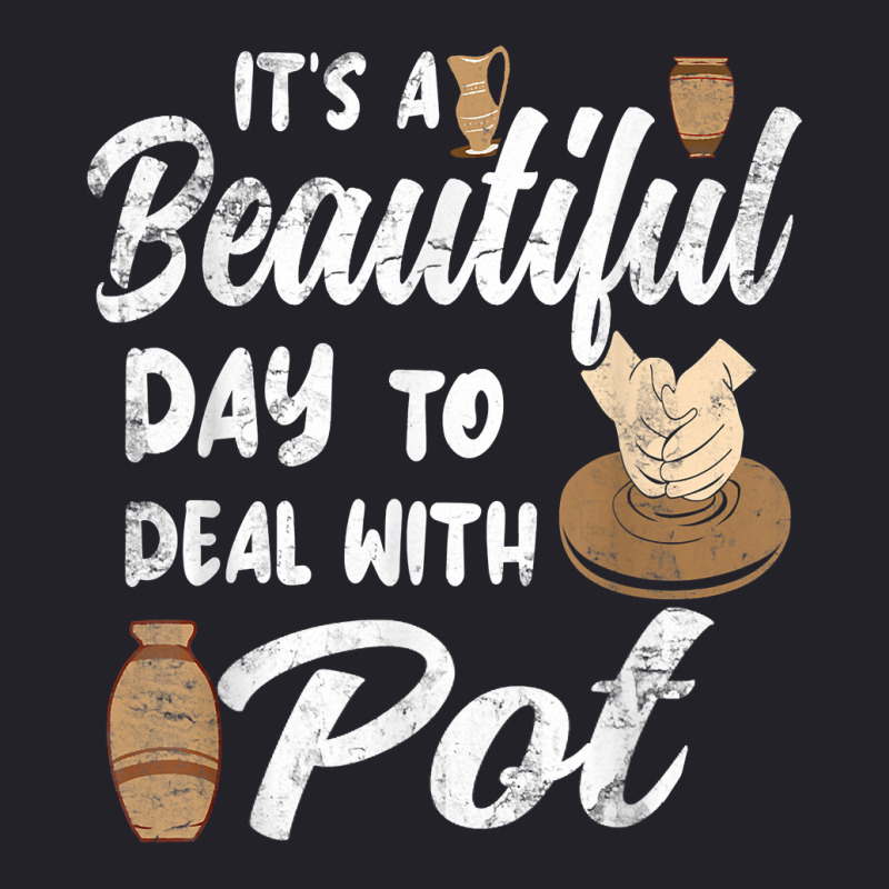 Pottery Ceramic Artist Its A Beautiful Day To Deal With Pot T Shirt Unisex Sherpa-lined Denim Jacket | Artistshot