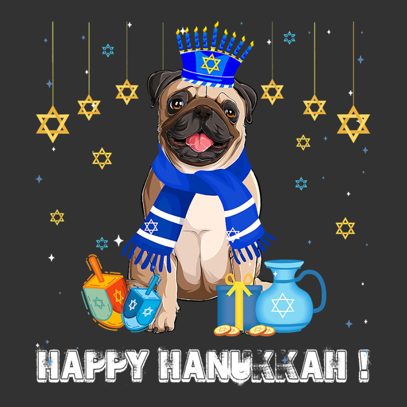 Jewish Pug Dog Menorah Hat Happy Chanukah Hanukkah Jewish Baby Bodysuit | Artistshot