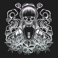 Samurai Warrior Geisha, Hannya Oni Mask Japan Anime T Shirt Classic T-shirt | Artistshot