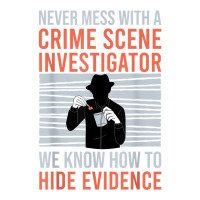 Retro Crime Scene Investigator T Shirt V-neck Tee | Artistshot