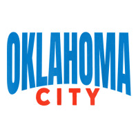 Oklahoma City Blueorangered Fun Simple & Basic Okc Minimal T Shirt V-neck Tee | Artistshot