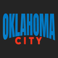 Oklahoma City Blueorangered Fun Simple & Basic Okc Minimal T Shirt 3/4 Sleeve Shirt | Artistshot