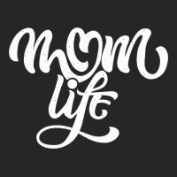 Lovely Mommy And Heart With Mom Life Pullover Hoodie Ladies Fitted T-shirt | Artistshot