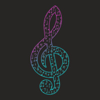 Orchestra Classical Music Notes Musician Treble Clef Ladies Fitted T-shirt | Artistshot