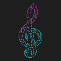 Orchestra Classical Music Notes Musician Treble Clef 1 Classic T-shirt | Artistshot