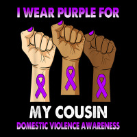 Silence Hand I Wear Purple For My Cousin Domestic Violence T Shirt Graphic T-shirt | Artistshot