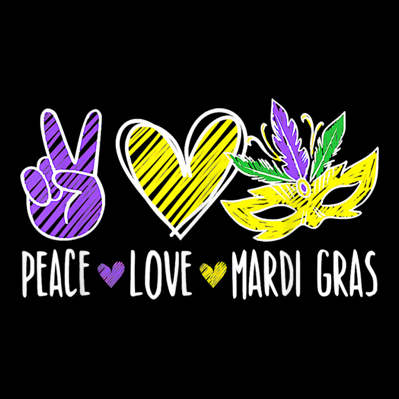 Peace Love Mardi Gras New Orleans Louisiana Parade T Shirt Legging by shanesxk | Artistshot