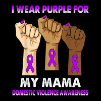 Silence Hand I Wear Purple For My Mama Domestic Violence T Shirt Pocket T-shirt | Artistshot