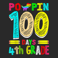 Poppin 100 Days 4th Grade Dinosaur Primary School Kid T Shirt Toddler T-shirt | Artistshot