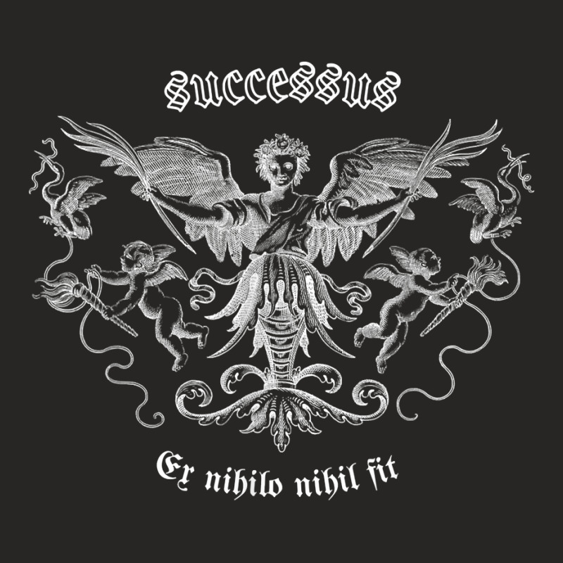 Success Hustle Successess Gothic Angel Latin Phrase T Shirt Ladies Fitted T-Shirt by araceliphexy | Artistshot