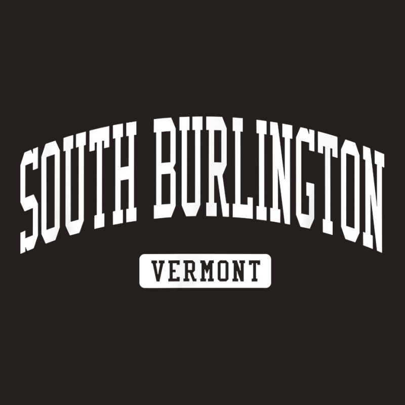 South Burlington Vermont Vt Vintage Athletic Sports Design T Shirt Tank Top | Artistshot