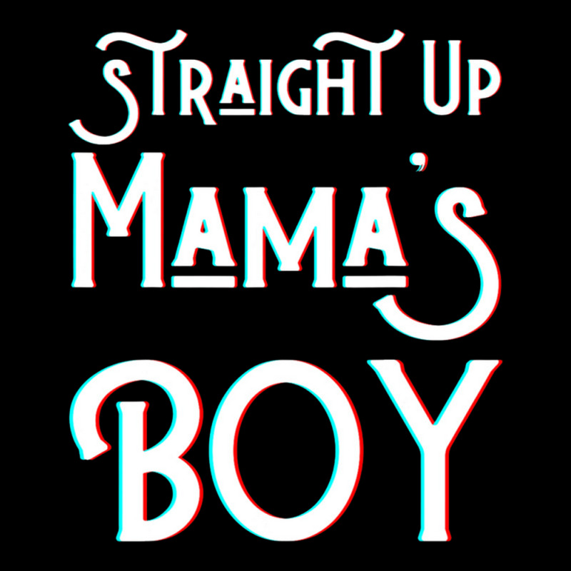 Straight Up Mama S Boy Mom Favorite Twin Funny Mama Boys Son Long Sleeve Shirts | Artistshot