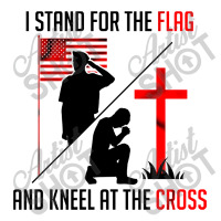 I Stand For The Flag And Kneel At The Cross Maternity Scoop Neck T-shirt | Artistshot