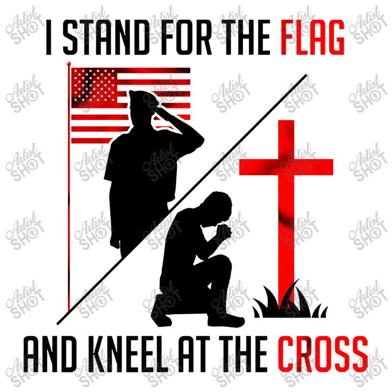 I Stand For The Flag And Kneel At The Cross Men's 3/4 Sleeve Pajama Set | Artistshot