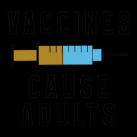 Vaccines Cause Adults Cropped Hoodie | Artistshot