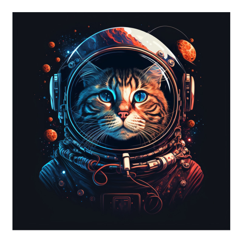 Astronaut Cat 3/4 Sleeve Shirt | Artistshot