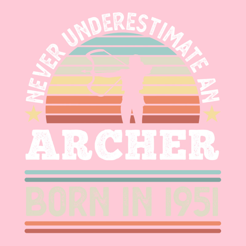 Archer Born 1951 70th Birthday Archery Gift Yellow Graphic T-shirt | Artistshot