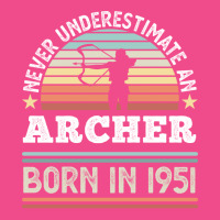 Archer Born 1951 70th Birthday Archery Gift Yellow Crewneck Sweatshirt | Artistshot