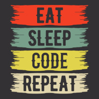 Eat Sleep Code Repeat Vintage Hoodie | Artistshot