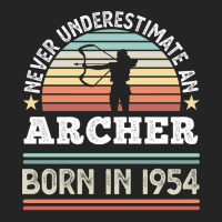 Archer Born 1954 70th Birthday Archery Gift Travel 3/4 Sleeve Shirt | Artistshot