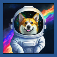 Astro Corgi Ladies Fitted T-shirt | Artistshot