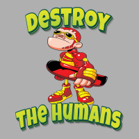 Destroy The Humans Robot Skater Ladies Fitted T-shirt | Artistshot