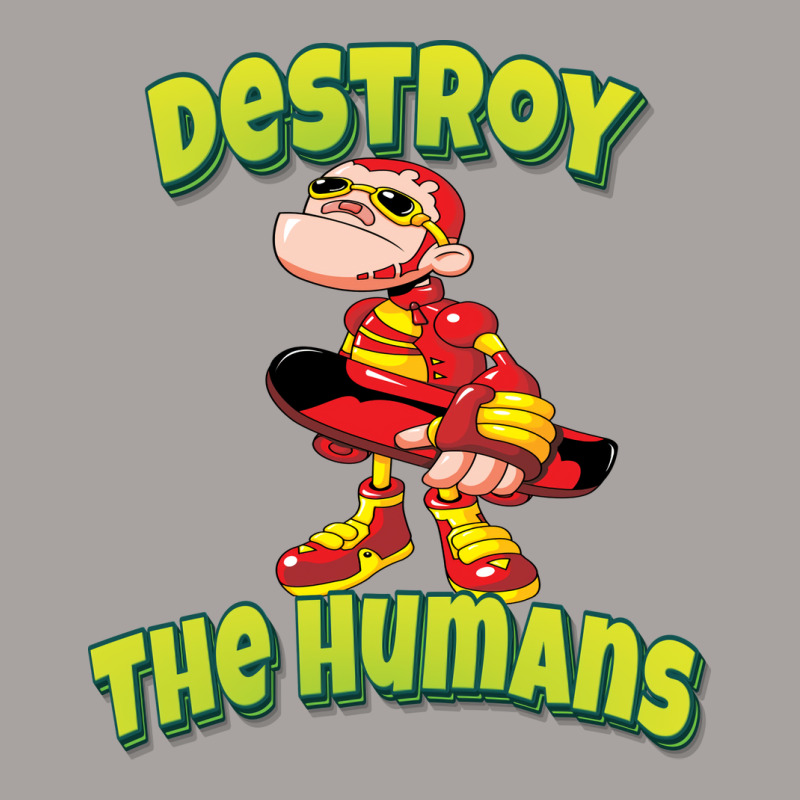 Destroy The Humans Robot Skater Racerback Tank by sinicaristc | Artistshot