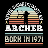 Archer Born 1971 50th Birthday Archery Gift 80s Long Sleeve Shirts | Artistshot